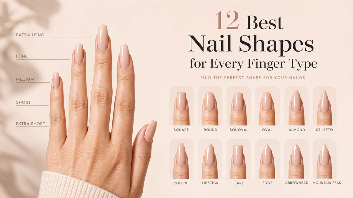 12 Best Nail Shapes for Every Finger Type
