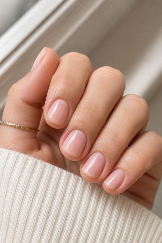 Round Nails: Best for Short Natural Nails