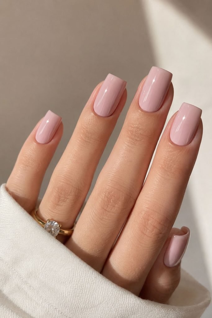 Square Nails: Best for Long and Slim Fingers
