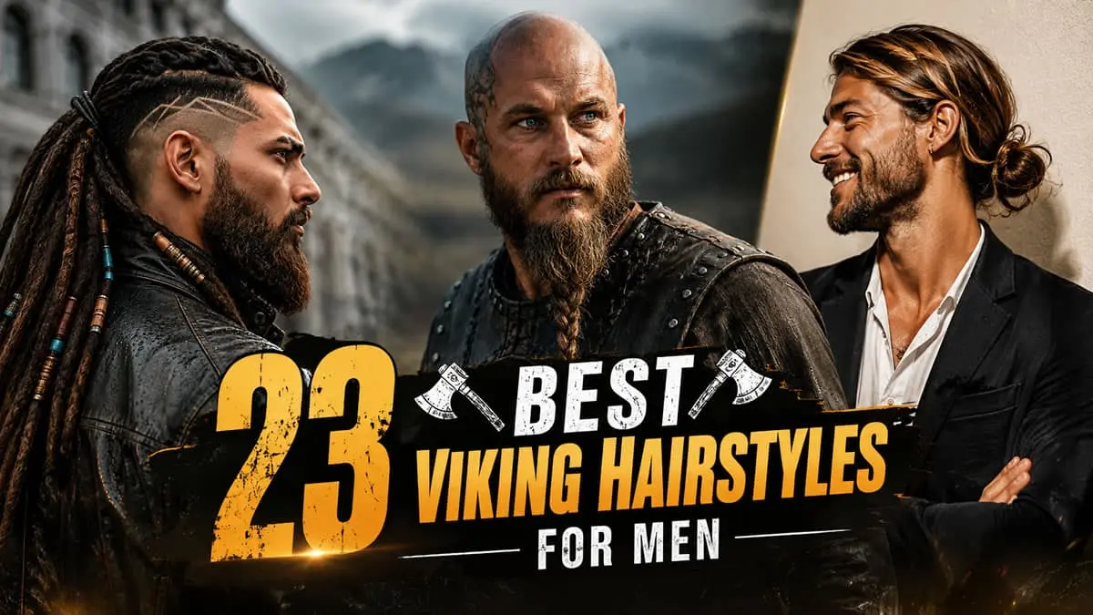 23 best Viking hairstyles for men including braids, undercuts and beard styles