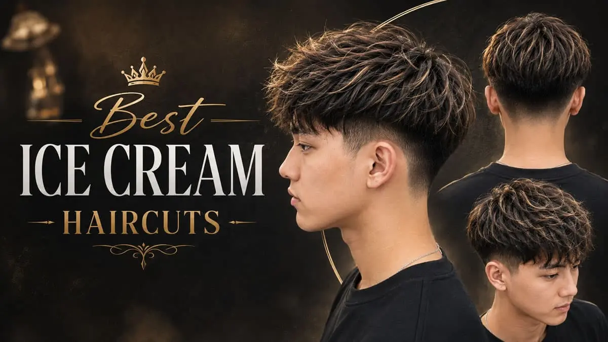 Ice cream haircut for men featuring 21 trendy styles and modern tapered looks for 2026