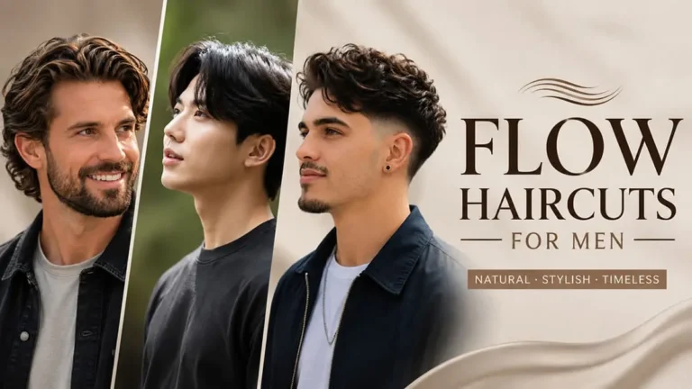 28 flow haircuts for men including bro flow, taper fade, curly flow and long flow hairstyles