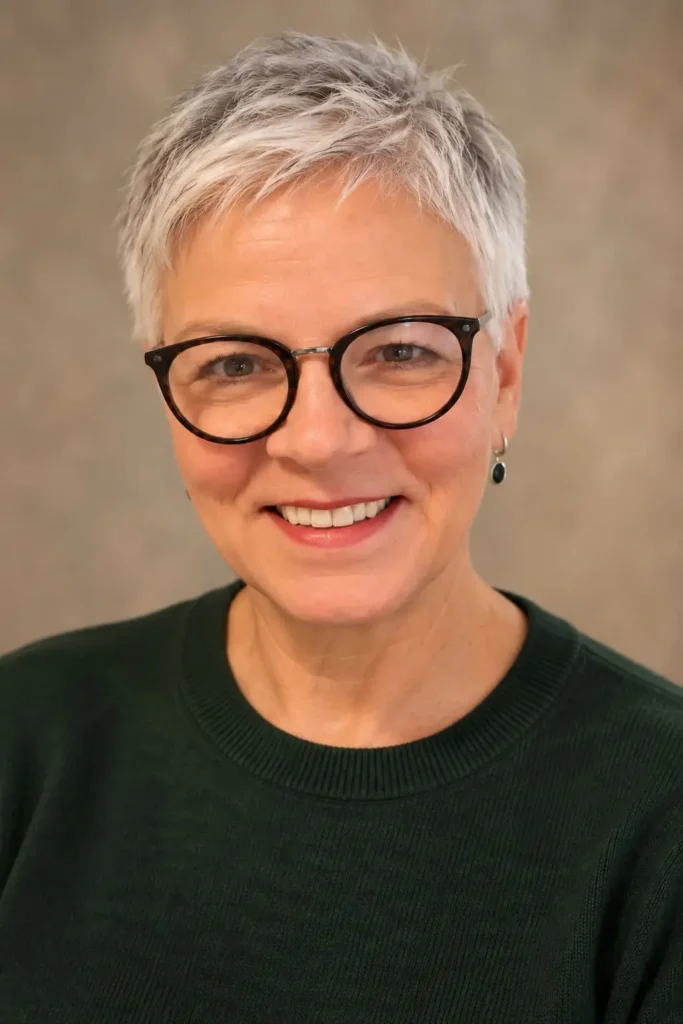 Extra short pixie with a neat minimalist finish