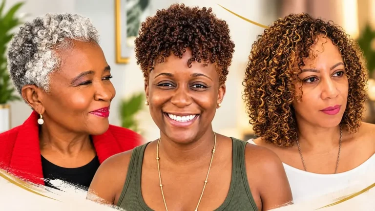 30 Best Short Natural Haircuts for Black Females Over 50